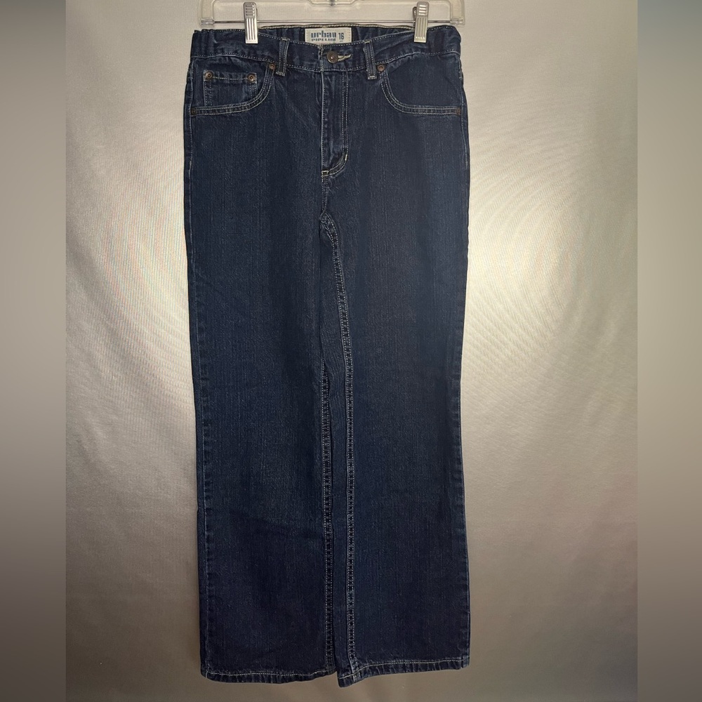 Boys Denim Jeans Urban Pipeline Size 16 Regular